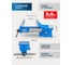 Стальные поворотные тиски Forsage с наковальней 3"-80мм F-6540803(18546) 6