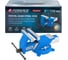 Тиски стальные поворотные с наковальней Forsage 6"-150 мм F-6540806(18544) 1