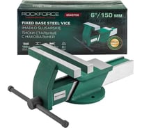 Тиски стальные Rockforce с наковальней 150мм (6) RF-6540706(63350)