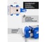 Тиски стальные с наковальней Forsage 4 100мм F-6540104W(63632) 4