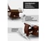 Тиски стальные поворотные с наковальней FORSTIME FT-6540806W(64021) 3