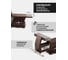 Тиски стальные поворотные с наковальней FORSTIME FT-6540806W(64021) 4