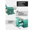 Тиски стальные ILOforce поворотные с наковальней IF-6540806W(64023) 3