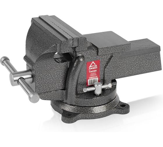 Тиски слесарные поворотные с наковальней Arnezi 125мм (чугун) R6075125