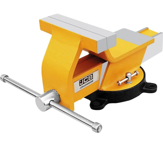 Тиски стальные JCB поворотные с наковальней JCB-6540805W(59623)