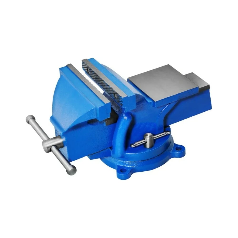 Слесарные тиски CNIC 100 мм 4" поворотные, облегченные, с наковальней ...