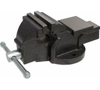 Слесарные тиски CNIC 100 мм 4" неповоротные, массивные, с наковальней LT83104 50843 20352970