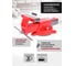 Тиски стальные поворотные с наковальней Forcekraft FK-6540806W(59607) 3