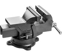 Слесарные тиски TOLSEN поворотные с наковальней 100 мм 10103