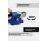 Тиски стальные поворотные с наковальней YATAFORCE 100мм (4) YF-6540804W(67559) 4
