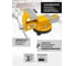 Тиски стальные поворотные с наковальней JCB 100мм (4) JCB-6540804W(67556) 3