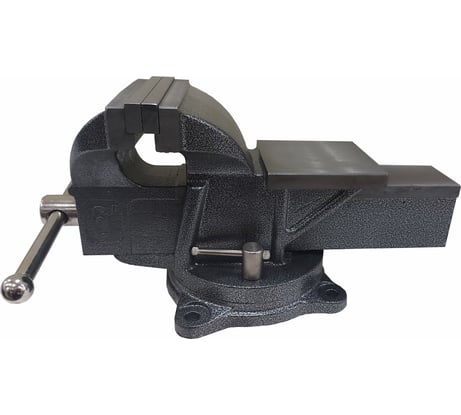 Слесарные тиски GRIFF 125 мм, серия PRO, поворотные, стальные, с наковальней g164026