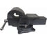 Слесарные тиски GRIFF 125 мм, серия PRO, поворотные, стальные, с наковальней g164026 1