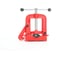 Тиски трубные откидные REDLI для труб 1/8-2", 10-60 мм T11001-1 2