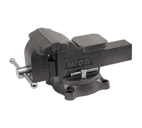 Тиски YATO слесарные поворотные 200мм 29,5кг YT-65049