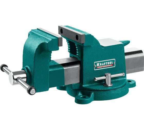Стальные слесарные тиски KRAFTOOL Steel 100 мм 32701-100 1
