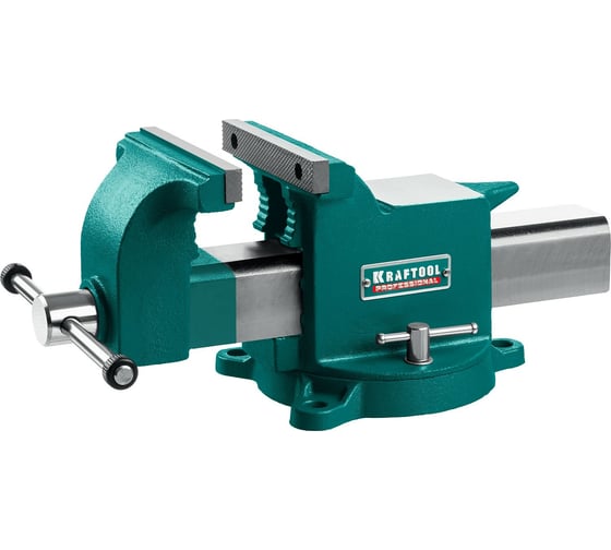 Стальные слесарные тиски KRAFTOOL Steel 150 мм 32701-150 1