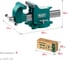 Стальные слесарные тиски KRAFTOOL Steel 150 мм 32701-150 9