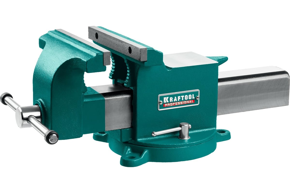 Стальные слесарные тиски KRAFTOOL Steel 200 мм 32701-200 - выгодная ...