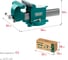 Стальные слесарные тиски KRAFTOOL Steel 200 мм 32701-200 9