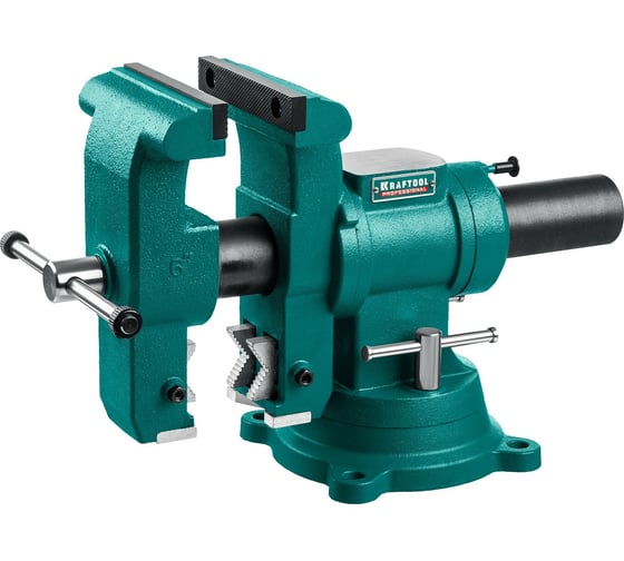Слесарные тиски KRAFTOOL 3D-Steel 150 мм 32704-150