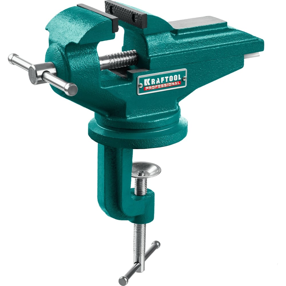 Стальные настольные тиски для точных работ KRAFTOOL Mini 65 мм 32713-75 ...