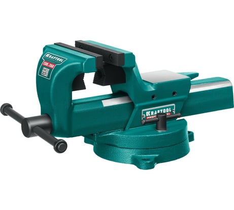 Кованые стальные тиски с регулировкой компенсации люфта KRAFTOOL Forge-130/150 32700-150