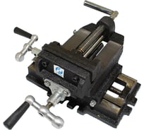 Координатные станочные тиски CNIC LTCV125 125 мм, с 2-мя суппортами 67324