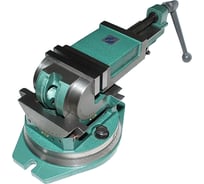 Глобусные станочные тиски CNIC QW125 125 мм, поворотные, ход 120 мм, 0.025/100 мм, качение в 2-х плоскостях 32635