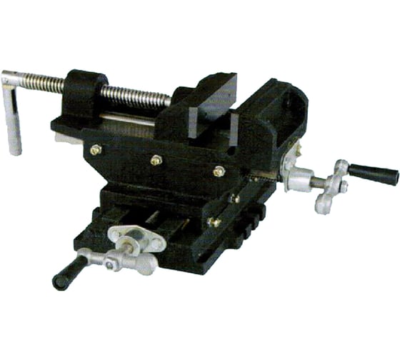 Координатные станочные тиски CNIC Q97-125 125 мм, с 2-мя суппортами 32669 1