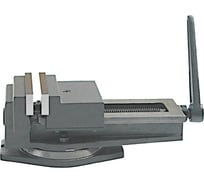 Станочные тиски CNIC Q13 QB200 200 мм, чугунные, поворотные, с открытым винтом, ход 220 мм 32666