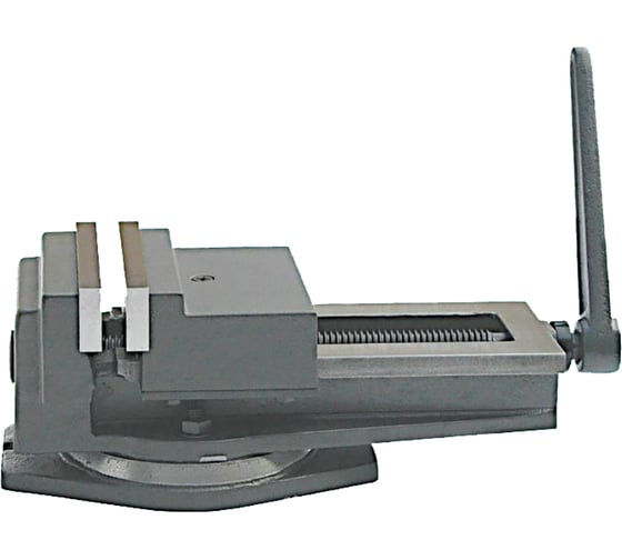 Станочные тиски CNIC Q13 QB160 160 мм, чугунные, поворотные, с открытым винтом, ход 180 мм 35118 1