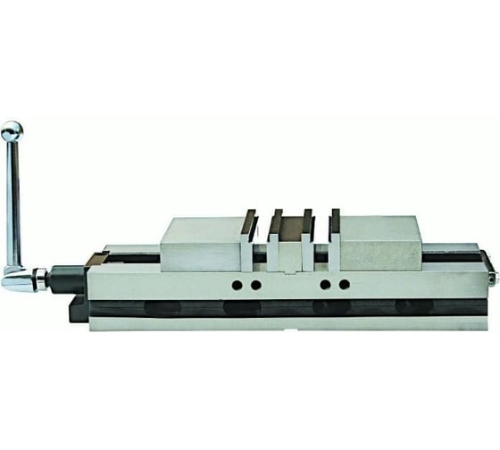 Станочные тиски CNIC Q93-100 100 мм, 2-х позиционные, стальные, неповоротные, закаленные губки HRC 50-60 32656