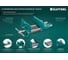 Столярные быстрозажимные тиски KRAFTOOL 175 мм 32719-175 15