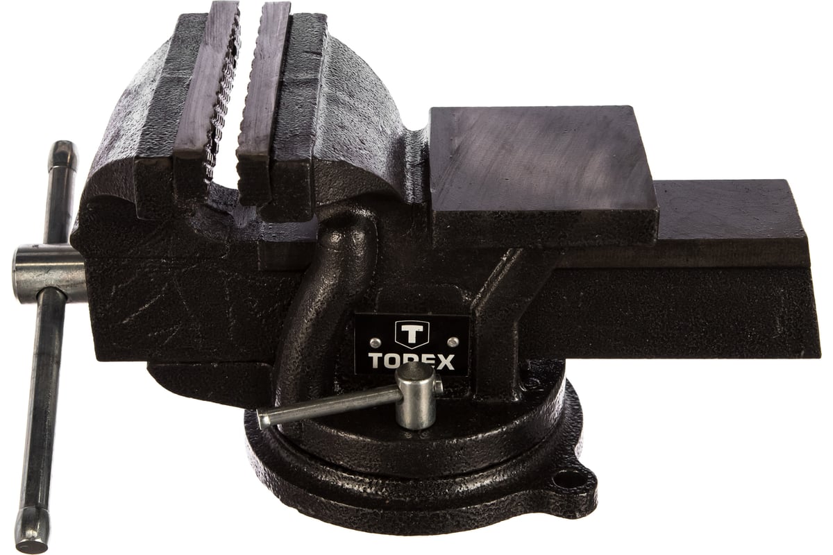 Тиски слесарные поворотные с наковальней TOPEX 07A212 - выгодная цена ...