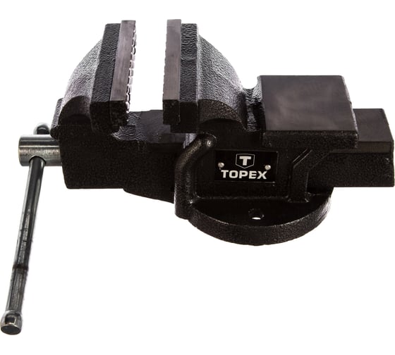 Слесарные тиски с наковальней и закаленными губками TOPEX 07A110