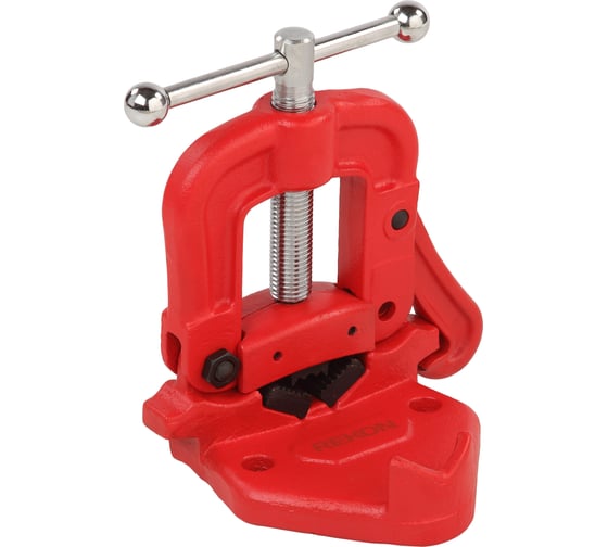 Тиски откидные трубные до 2" HEAVY DUTY REKON 031002