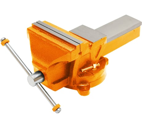 Слесарные поворотные тиски Калибр ТПСН-150 00000062593