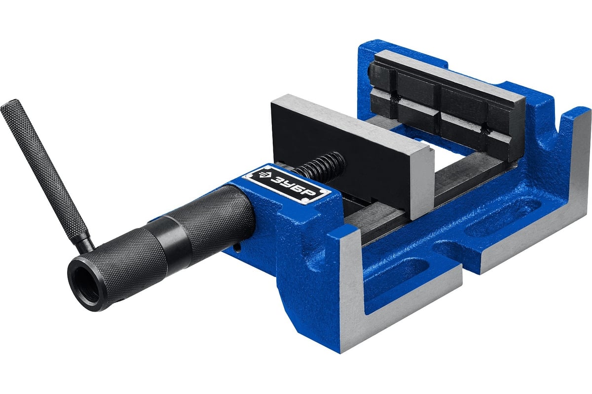 Трехсторонние станочные сверлильные тиски ЗУБР Профессионал 100 мм 32723 -  выгодная цена, отзывы, характеристики, фото - купить в Москве и РФ