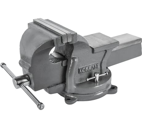 Стальные поворотные слесарные тиски КОБАЛЬТ 248-986