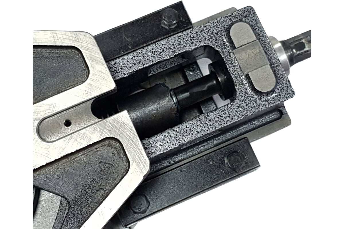 Станочные поворотные тиски с открытым винтом ТЕХНОРЕАЛ QB160, 160 мм ...