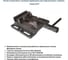 Станочные тиски для сверлильных станков 100мм GRIFF Q19 b241402 2