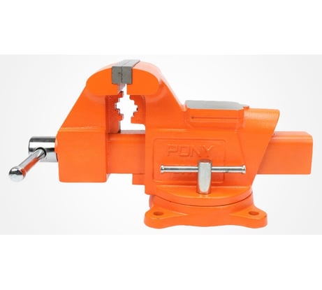 Слесарные поворотные облегченные тиски Pony Jorgensen 152 мм 29060
