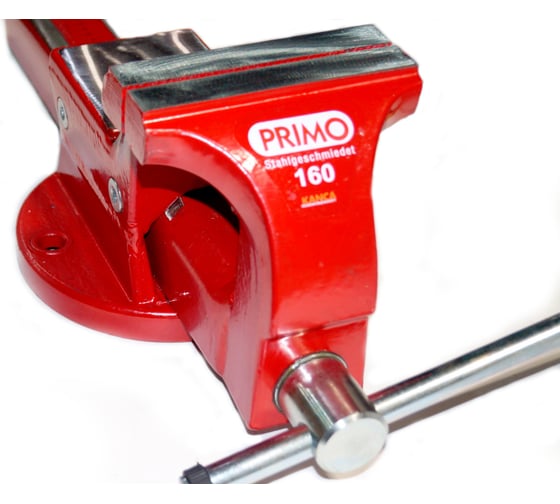Слесарные тиски KANCA 160 мм, PRIMO FIX, с трубными губками, 60205010160