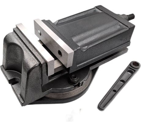 Станочные тиски TORNERI серия QH160 с закрытым винтом, поворотные, L губок 160 мм 045817