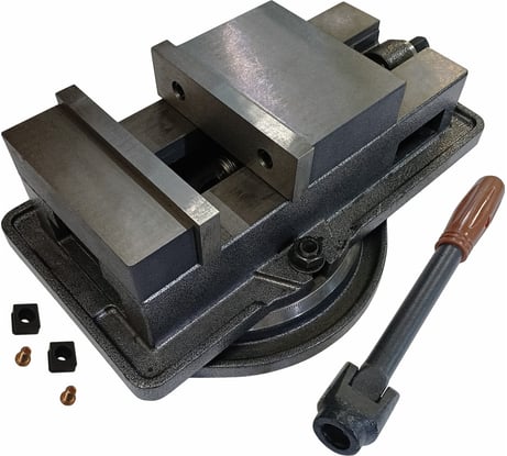 Тиски станочные 200мм поворотные жестко фиксирующие, серия QM16 GRIFF b241305