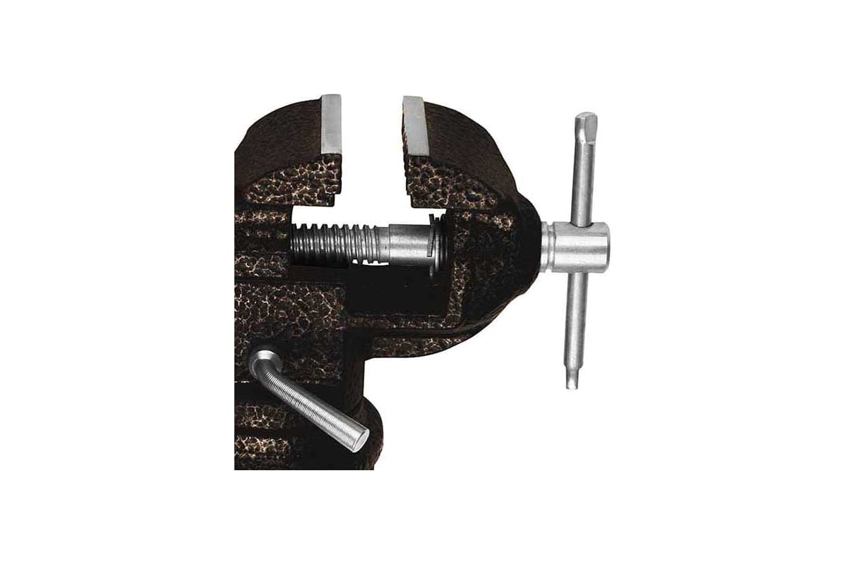 Поворотные слесарные тиски на струбцине с наковальней Wokin 50 мм ...