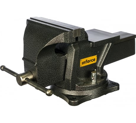 Поворотные слесарные тиски 125мм Inforce 05-23-02