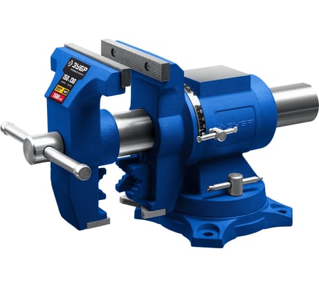 Многофункциональные слесарные тиски ЗУБР Эксперт-3d 150 мм 32712-150