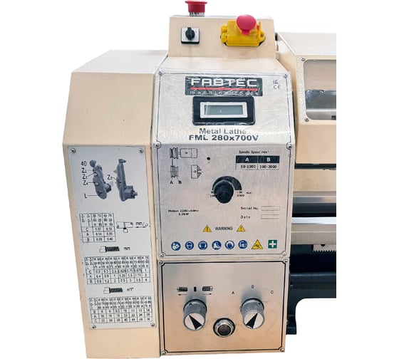 Токарный станок FABTEC FML 280х700 V 55729
